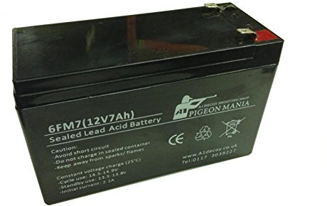 12 Volt Rechargale Sealed Lead Acid Battery (7 amp)
