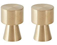 OYOY Living Design 2er Set Wandhaken aus Messing Gold für Bad und Gaderobe - 10601