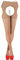 sesto senso Collant Ouvert Femme Sexy 15 Den Bas Pour Porte-Jarretelles Trou Entrejambe Chair 3/M Vision