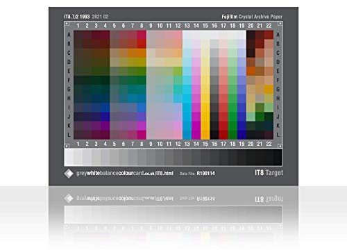IT-8 Target Scanner Calibration IT8.7/2 Fυji Reflective 7x5 (177mm x 127mm)