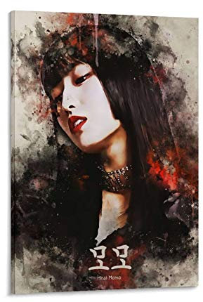 ZXCMNB Twice Momo Poster dekorative Malerei Leinwand Wandkunst Wohnzimmer Poster Schlafzimmer Malerei 12x18inch(30x45cm)
