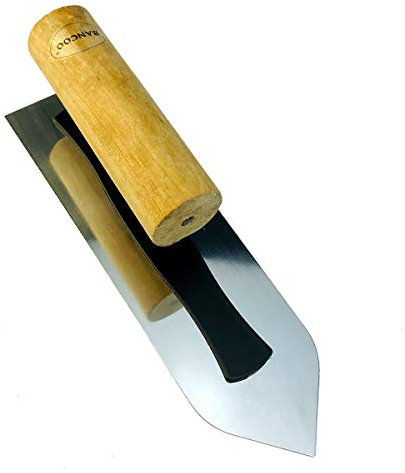 BANCOO Cuspidal Edelstahl-Kelle | super elastische & ultradünne Maurerkelle für Mauerwerk, Farbe und Gipsspitze in venezianischer Gipskelle, Heimdekoration, Kunst-Beschichtungswerkzeuge