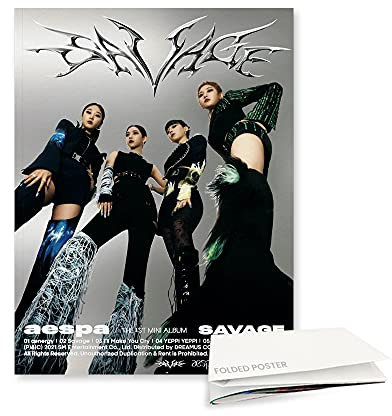 Dreamus AESPA SAVAGE Photobook Version 1st Mini Album [Incl. Extra Aespa Photocard]