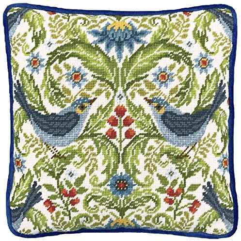 Bothy Threads Gobelin-Stickkissen Set Sommerdrossel-Tapisserie