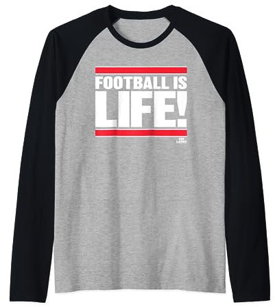 Ted Lasso Football is Life Raglan