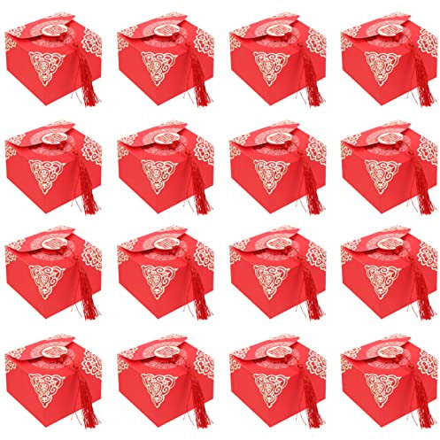 Boîtes De 20 Pièces Bonbonnière Chinoise Gâterie De Mariage Chinois Faveurs De Bonbons De Mariage Pour Les Invités Cadeaux De Bonbons Boite Cadeau Papier Chine La Mariée