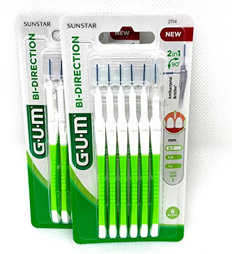 Gum Bi-Direction 2114: 0.7 mm, Green (Candle) (2)