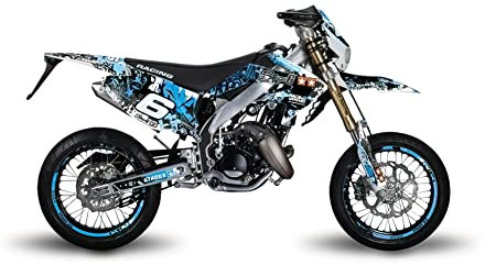 Dekor Kit Honda HM 50 Stage6 blau / schwarz