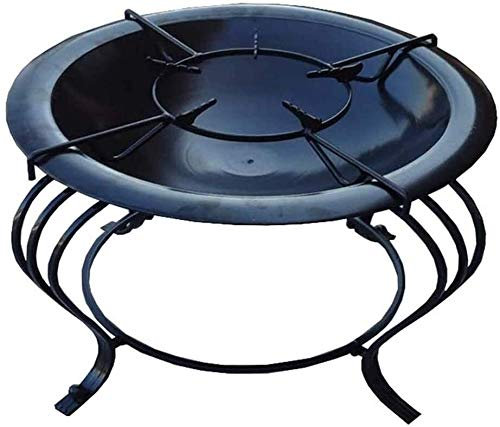 Feuerstellen für den Außenbereich Holzbefeuertes Lagerfeuer Holzbefeuerter Patio-Kohlegrill Feuerstelle für den Außengrill Holzkohle-Rauchfreier Grill mit Funkensieb Schürhaken mit Abdeckung