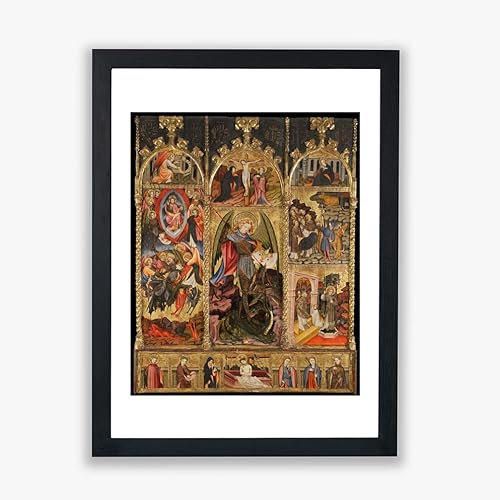 Joan Mates - Altarpiece Of St Michael Archangel - Wall Poster - Home Décor Art - Giclee Print - Print Only - Large