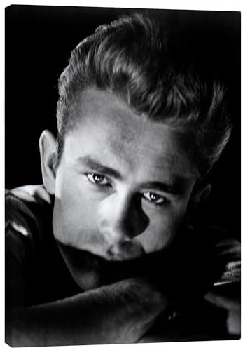 Posterlounge James Dean Leinwandbild 30 x 40 cm Schwarz Wandbilder Wanddeko