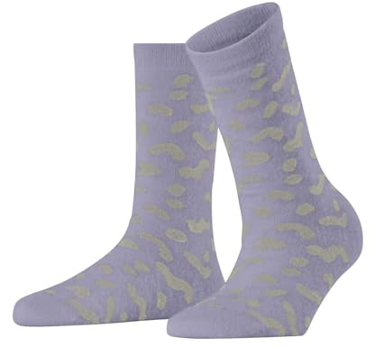ESPRIT Damen Socken Cozy Memphis W So feines weiches Material gemustert 1 Paar, Blau Blue Fog 6850, 35-38
