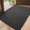 DEXI Schmutzfangmatte Innen 80 x 120 cm, rutschfest Fußmatte, absorbierend Fussmatte, waschbar Türmatte für Hund, Eingang, Haustür & Flur, Grau