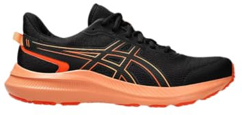 ASICS Homme JOLT 5 Sneaker, Noir/Orange Nova, 44.5 EU