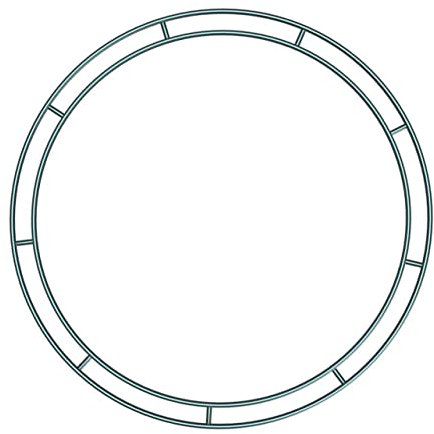 KITANDOVE 1stück Eisen Wreath Rahmen Für Weihnachtskranz Rundrahmen Für Kreative Dekoration Für Türkränze Und Bastelprojekte