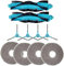 Roboparts® Recambios compatibles con Robot Aspirador Cecotec Conga 20090 ProAI InfinitySoap Cut&SPA