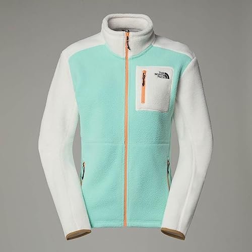 THE NORTH FACE NF0A8842A0I W YUMIORI Full Zip Maglia Lunga Donna Bright Foam/White Dune/Taglia M