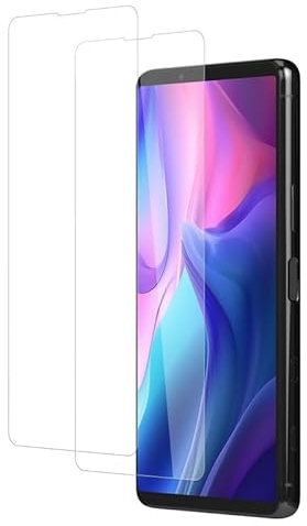 2 Stück,Ultra dünn Schutzfolien für Sony Xperia 5 III Panzer,Premium Blasenfreie Tempered Glass für Sony Xperia 5 III Panzerfolie Displayschutz,Anti - Fingerprint Blaulichtfilter