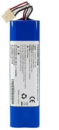 WVGFAUXA Batería De Repuesto De 9800 MAh, Compatible con Eufy Robovac, L70 Hybrid T2190 T2190G21, Paquete De Baterías 18650 De 14,4 V.(9800mAh)