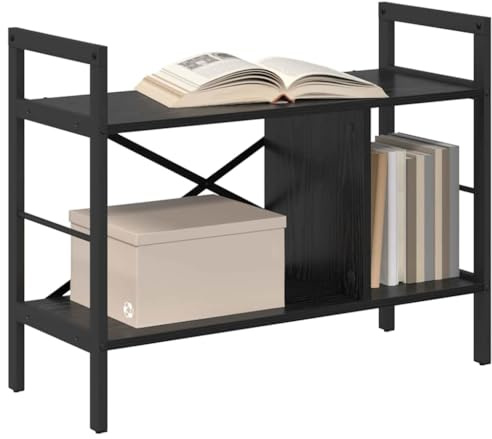 vidaXL Bücherregal 3 Ebenen 75 x 30 x 58,5 cm Holzwerkstoff