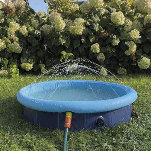 Nobby 62297 2 in 1 Splash-Pool blau; S: Ø 80 x 20/25 cm