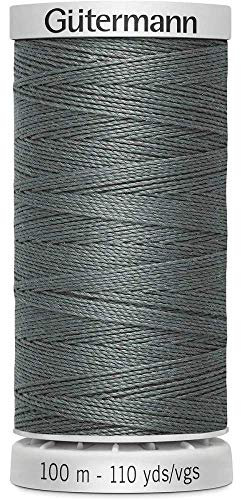 Guetermann Gütermann 724033 0701 Extra starker Faden, Schwalbenschwanzgrau, 100 m, Polyester, exstr701