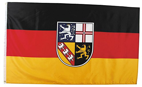 MFH Fahne 90x150 cm Deutsche Bundesländer (Saarland)