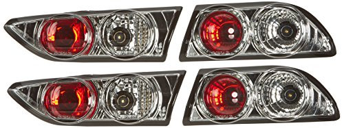 in.pro. 3050095 HD Rückleuchten Alfa 156 Baujahr: 97-03 Innen und Außen Limousine mit Kombi, klarglas-chrom