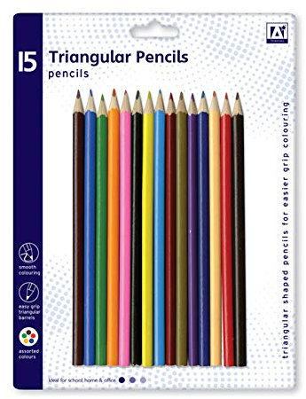 Anker International Stationary Triangle Colouring Pen (Pack of 18)