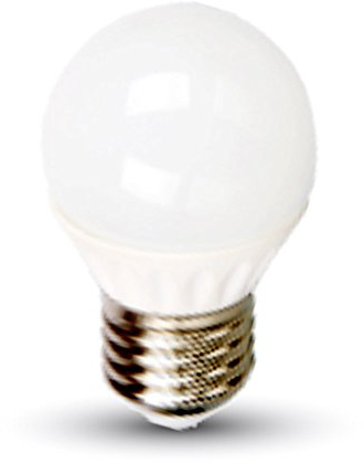 V-TAC VT-1830 4W G45 LED Bulbs, Colorcode 2700K E27, (Edison Screw), White