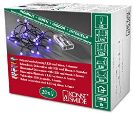 Konstsmide Catena Luminosa a LED, Porpora, 20 LEDs