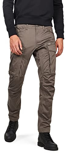 G-STAR Men's Rovic Zip 3D Regular Tapered Pants, Khaki, 33W / 32L