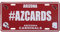 NFL Arizona Cardinals Hashtag Nummernschild