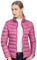 Santimon Femme Doudoune Ultra Légère Courte Col Rester Veste Duvet Chaud Hiver Compressible Blouson Rose X-Large
