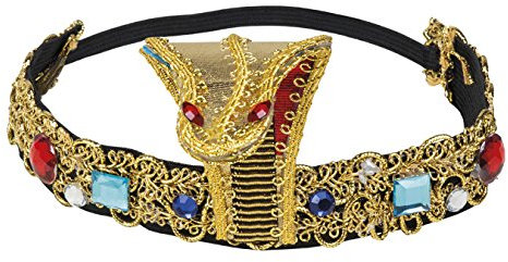 Boland 04241 - Stirnband Nile Queen, Tiara, Kopfschmuck, Königin des Nils, Ägypten, Kleopatra, Accessoire, Karneval, Mottoparty
