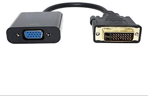 Bolongking Adaptateur DVI-D Vers VGA, Câble Convertisseur Pour Écran PC, 1080p