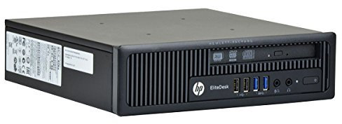 HP EliteDesk 800 G1 USDT Intel Quad Core i5 256 GB SSD disco duro 8 GB memoria Win 10 Pro DVD Ultra Slim PC (reacondicionado)