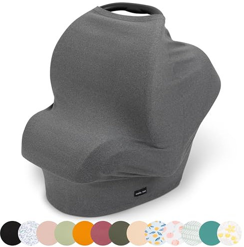 Simka Rose Car Seat Covers for Babies- Nursing Cover Breast feeding Essentials & Baby Necessities- Carseat Stroller Combos Infant Boys and Girls - Baby Registry Breastfeeding Must Haves First Time Mom