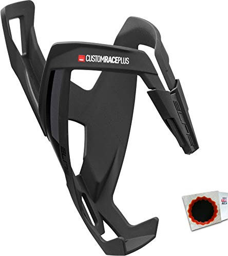 Elite Flaschenhalter Custom Race Plus 20 Soft Touch schwarz ca. 40g Fahrrad