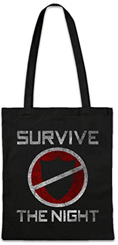Urban Backwoods Survive The Night Hipster Bag Beutel Stofftasche Einkaufstasche
