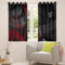 Gamer Fenster Vorhänge Schwarz Gamepad Blackout Vorhänge Moderne Neuheit Sci-Fi Stil Videospiele Dekor Fenster Drapes Boys Teens Kinder Spielkonsole Joysticks Player Gaming Curtain Panels,46x54