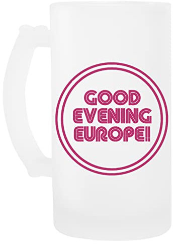 Good Evening Europe Glas Bier Becher Beer Mug