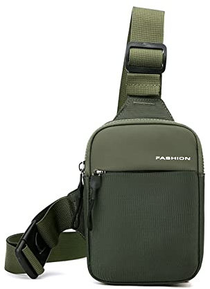 FANDARE Ultralight Sling Bags Chest Pack Crossbody Bags One Strap Rucksack Shoulder Bag for Men Sling Backpack Travel Hiking Sport Gym Daypacks Waterproof Nylon Green