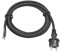 Solarsys® - 5m Stromkabel H07RN-F 3x1,5mm, Gummi-Anschlussleitung VDE Zertifikat, AC-Kabel mit Schuko-Steckdose (CEE 7/7) für Mikro-Wechselrichter APsystems Hoymiles Deye Envertech,5 Meter