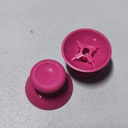 YANHAO [Videospielteile] 10 Stück for Xbox ONE Elite S Limited Edition 3D Analog Thumb Stick Thumbsticks Caps Joystick Grips Kompatibel for PS4 Controller [Ersetzen] (Color : Pink)