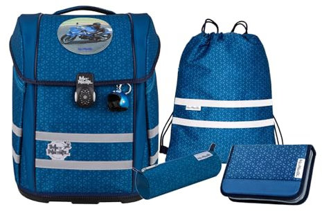 McNeill Schulranzen-Set PERFECTO, 5tlg. - Kollektion 2024 (TETRA)