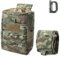 WYNEX Poche de Delestage Militaire Pochette Molle Tactique Poche de Rangement pour Chargeur Organisateur Utilitaire de Chargeurs pour Ceinture Gilet Tactique, Conception Pliable et Cordon de Serrage
