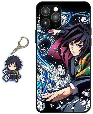 Staremeplz Compatible with Compatible with iPhone 15 Pro Max Case Anime Design [With Figure Keychain], Soft Silicone Flexible TPU Animation Phone Case for iPhone 15 Pro Max