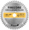 Firecore Lame de Scie Circulaire à 48 dents, 160 × 20 mm Lame de Coupe en Acier pour Bois et autres matériaux en Bois, disque compatible avec Bosch, Makita et plus encore