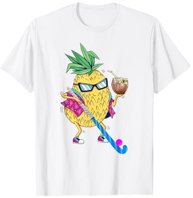 Hockey Ananas Hawaii Party Landhockey T-Shirt